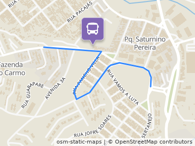 Mapa da parada