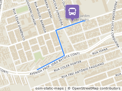 Mapa da parada