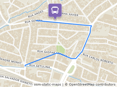 Mapa da parada