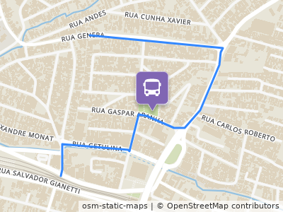 Mapa da parada