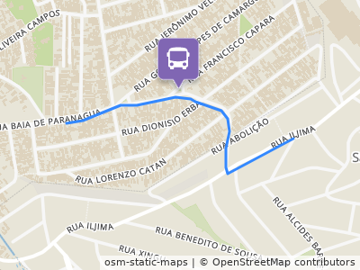 Mapa da parada
