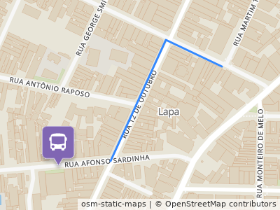 Mapa da parada