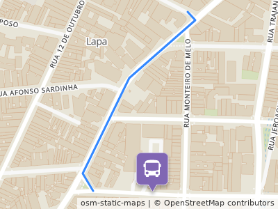 Mapa da parada