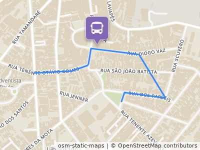 Mapa da parada