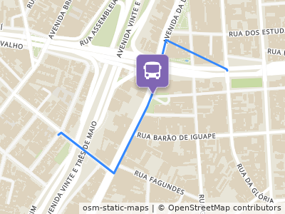 Mapa da parada