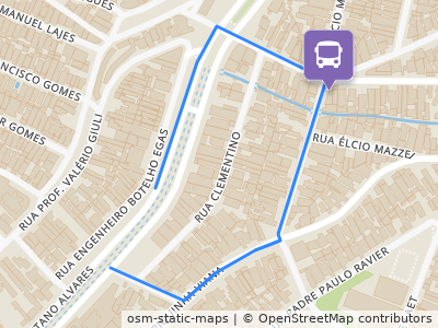 Mapa da parada