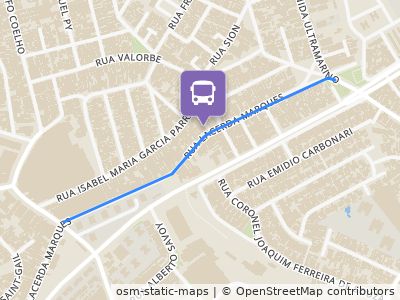 Mapa da parada
