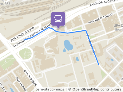 Mapa da parada