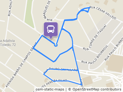 Mapa da parada