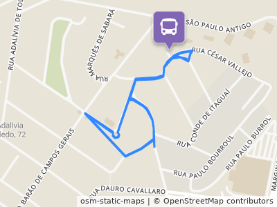 Mapa da parada