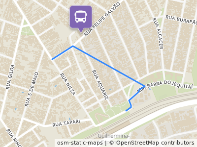 Mapa da parada