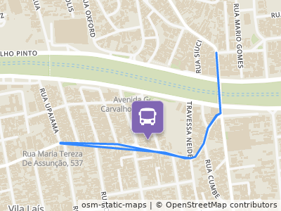 Mapa da parada