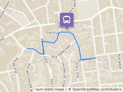 Mapa da parada