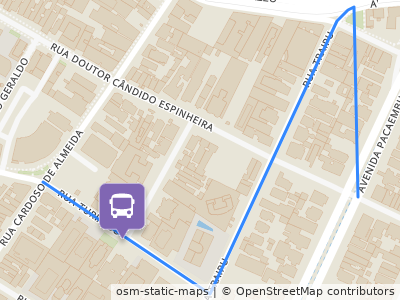 Mapa da parada