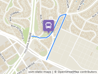 Mapa da parada