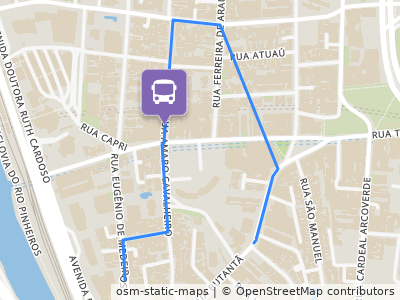 Mapa da parada