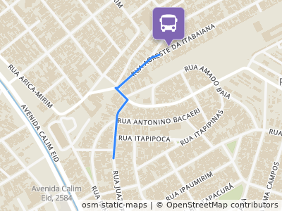Mapa da parada