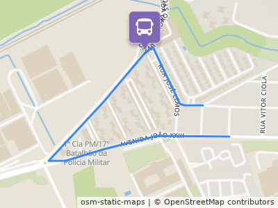 Mapa da parada