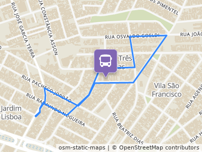 Mapa da parada