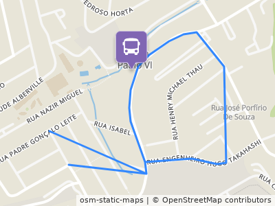 Mapa da parada
