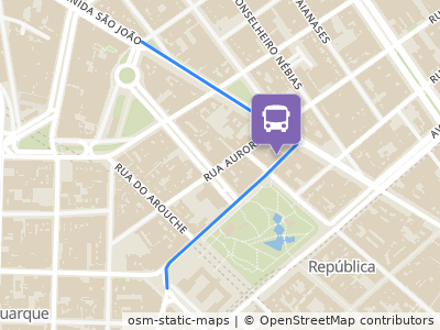 Mapa da parada
