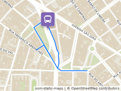 Mapa da parada