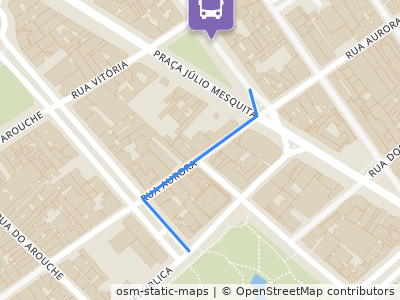 Mapa da parada