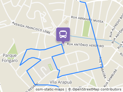 Mapa da parada