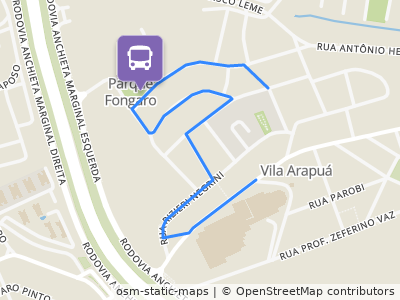 Mapa da parada