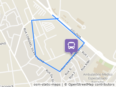 Mapa da parada