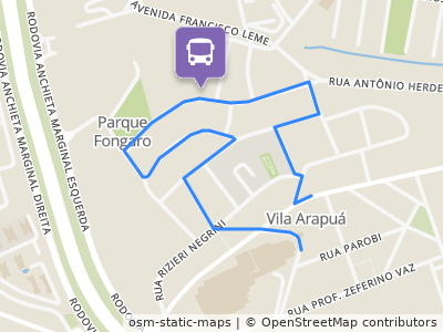 Mapa da parada