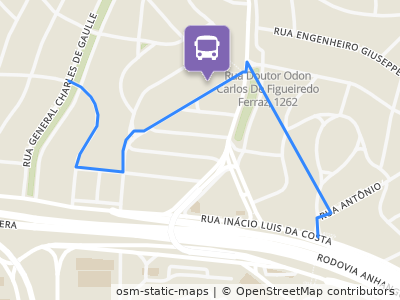 Mapa da parada
