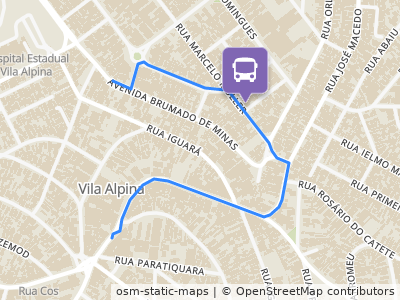 Mapa da parada