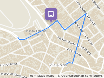 Mapa da parada