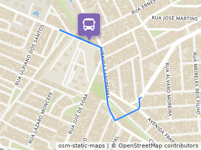 Mapa da parada