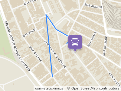Mapa da parada