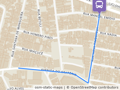 Mapa da parada