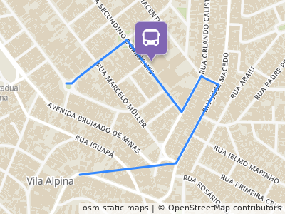 Mapa da parada