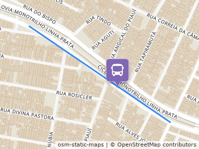 Mapa da parada