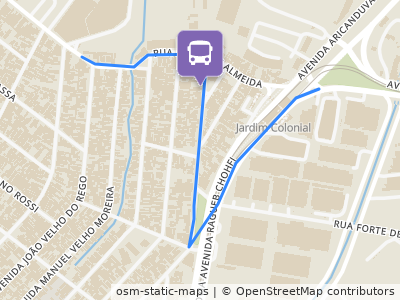 Mapa da parada