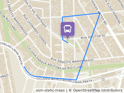 Mapa da parada