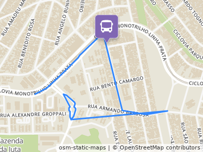 Mapa da parada