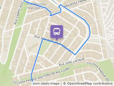 Mapa da parada