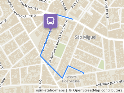 Mapa da parada