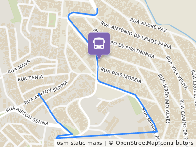 Mapa da parada