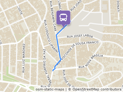 Mapa da parada