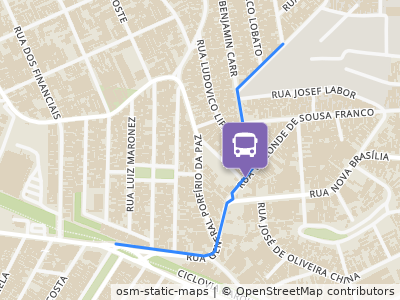 Mapa da parada