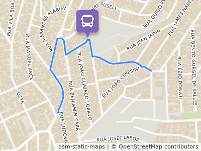 Mapa da parada