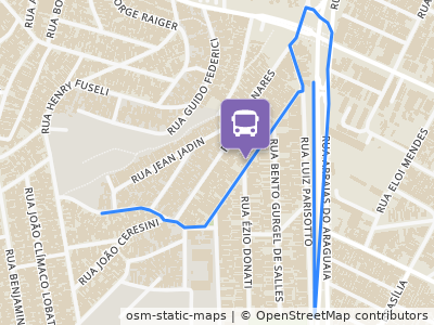 Mapa da parada