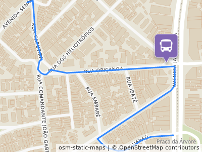 Mapa da parada